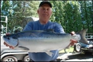 The world record kokanee caught at wallowa lake in oregon.