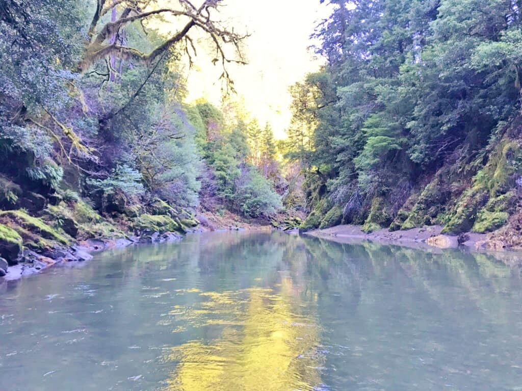 A scenic view of upper sixes river.