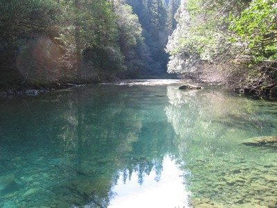 A scenic view of winchuck river.