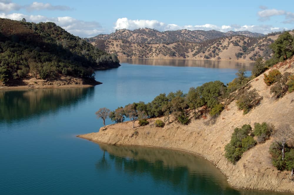 Scenic view of Lake Berryessa in Northern California.